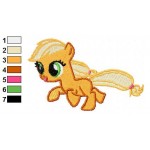 Baby Applejack My Little Pony Embroidery Design